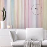 Papel Mural, Papel Pintado, Wallpaper, Mural, Empavonados, Vinilico Autoadhesivo para muros de la marca The Wall, diseño de tendencia Soft Rainbow