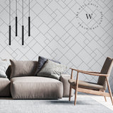 Papel Mural y Vinilico Autoadhesivo para muros de la marca The Wall, diseño de tendencia Square