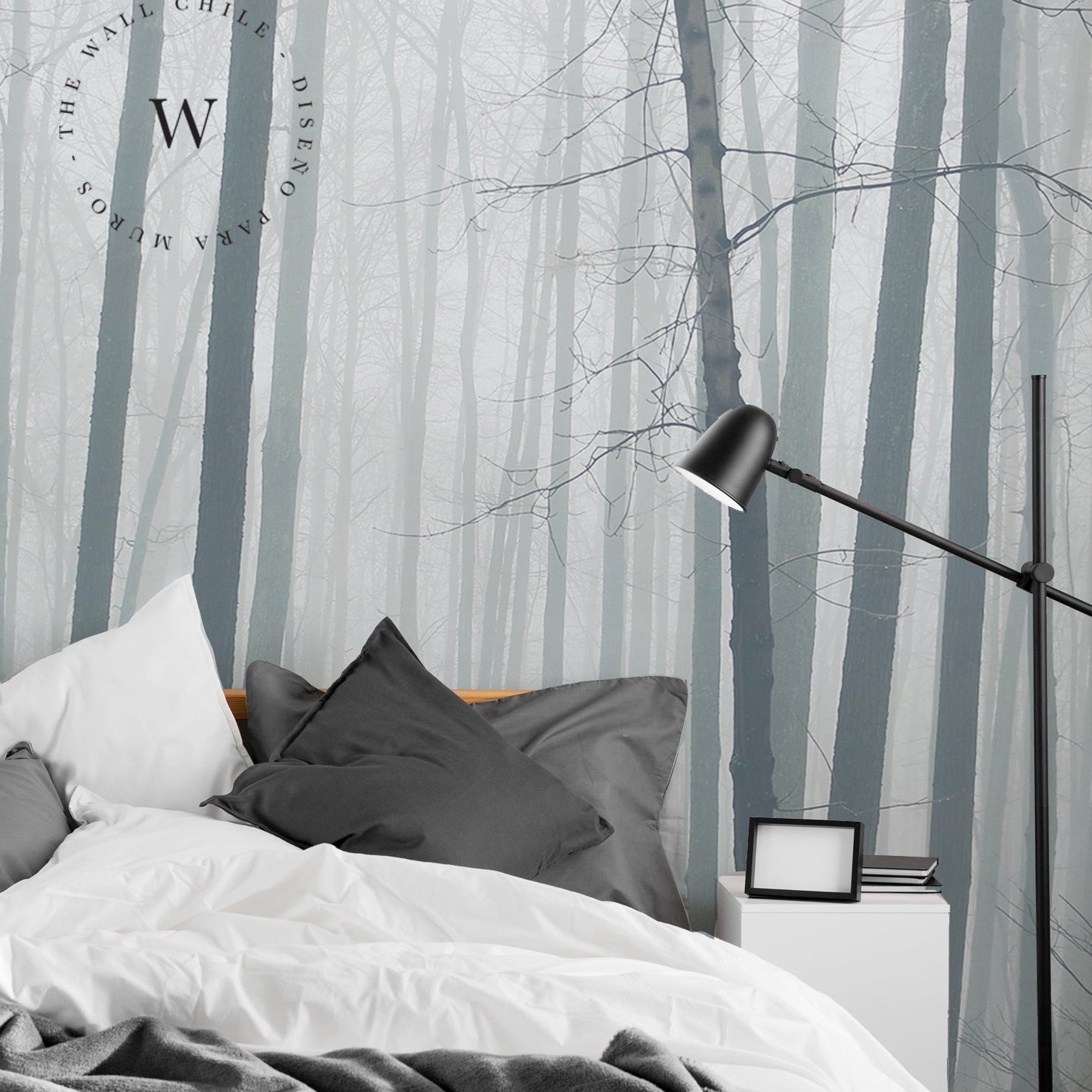  Papel Mural, Papel Pintado, Empavonados, Vinilico Autoadhesivo para muros de la marca The Wall, diseño de tendencia The Forest