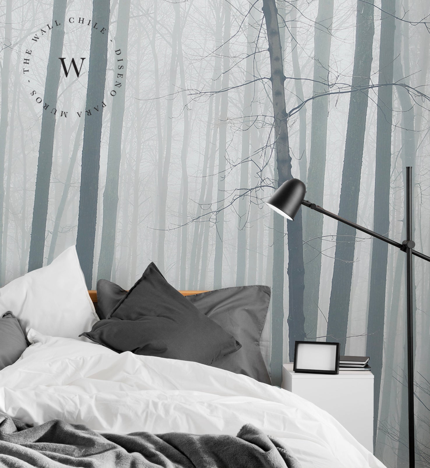  Papel Mural, Papel Pintado, Empavonados, Vinilico Autoadhesivo para muros de la marca The Wall, diseño de tendencia The Forest