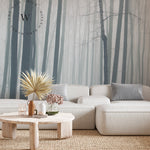  Papel Mural, Papel Pintado, Empavonados, Vinilico Autoadhesivo para muros de la marca The Wall, diseño de tendencia The Forest