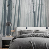  Papel Mural, Papel Pintado, Empavonados, Vinilico Autoadhesivo para muros de la marca The Wall, diseño de tendencia The Forest