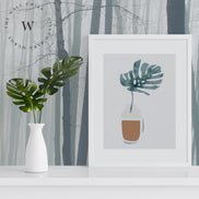  Papel Mural, Papel Pintado, Empavonados, Vinilico Autoadhesivo para muros de la marca The Wall, diseño de tendencia The Forest
