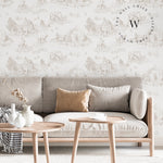 Toile de Jouy Farm Beige