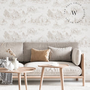 Toile de Jouy Farm Beige