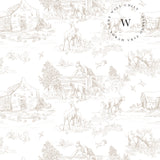 Toile de Jouy Farm Beige