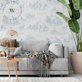 Toile de Jouy Farm Blue