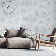 Toile de Jouy Farm Blue