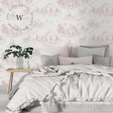 Toile de Jouy Farm Pink