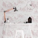 Toile de Jouy Farm Pink