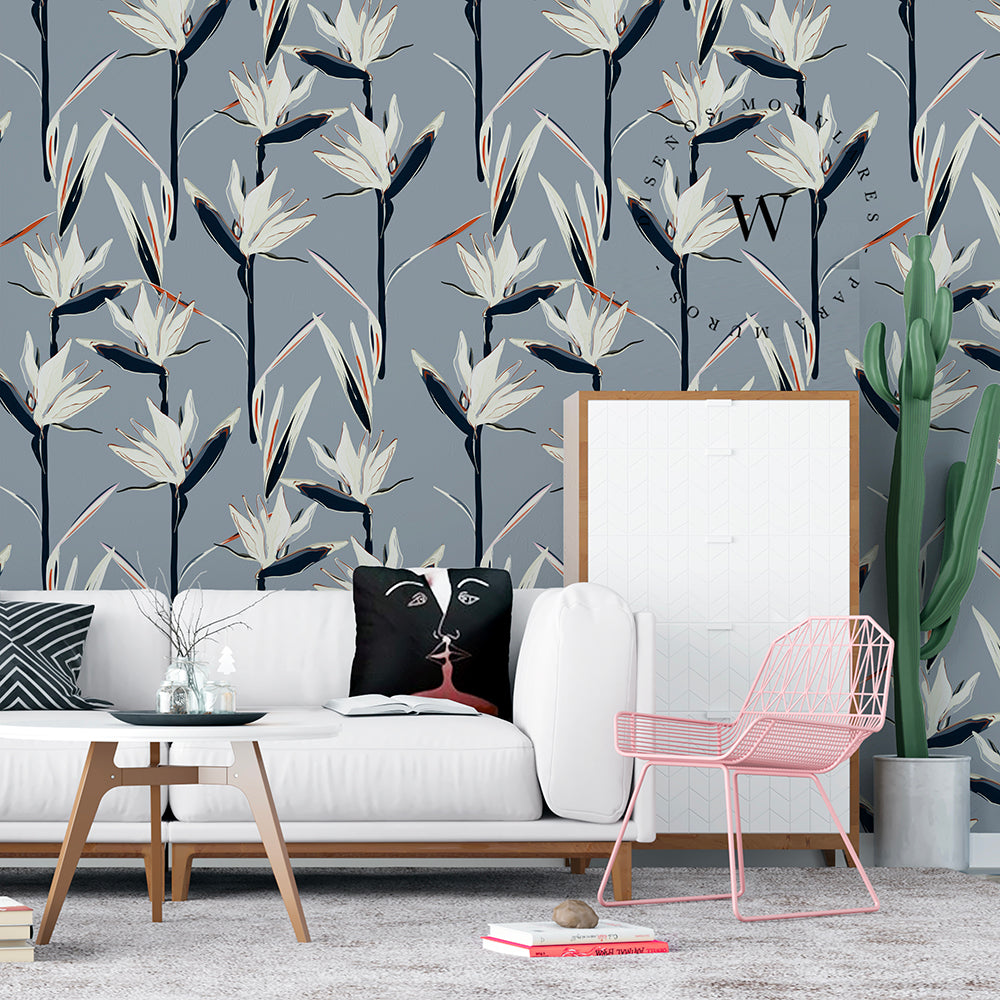 The Wall, papeles murales autoadhesivos con diseños de tendencia. impreso sobre vinilo opaco de alta calidad y adherencia. Hecho en Chile. Diseño Trend Paradise