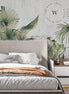 Papel Mural y Vinilico Autoadhesivo para muros de la marca The Wall, diseño de tendencia Tropic Papiro