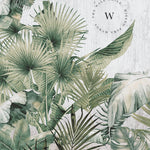 Papel Mural y Vinilico Autoadhesivo para muros de la marca The Wall, diseño de tendencia Tropic Papiro