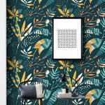 Papel Mural The Wall Tropical Leaves The Wall ofrece decoración para muros con los siguientes productos: papeles murales y papeles vinílicos autoadhesivos frases plateadas, sticker de muros con diseños de tendencia disponibles en dos sustratos y en dos formatos.