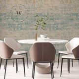  Papel Mural, Papel Pintado, Empavonados, Vinilico Autoadhesivo para muros de la marca The Wall, diseño de tendencia Vintage Grunge