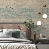  Papel Mural, Papel Pintado, Empavonados, Vinilico Autoadhesivo para muros de la marca The Wall, diseño de tendencia Vintage Grunge