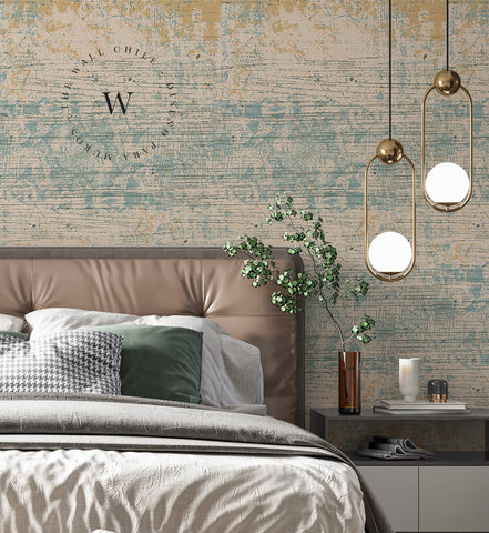  Papel Mural, Papel Pintado, Empavonados, Vinilico Autoadhesivo para muros de la marca The Wall, diseño de tendencia Vintage Grunge