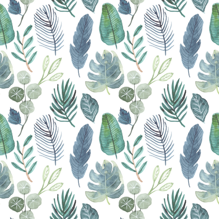 Watercolor Leaves