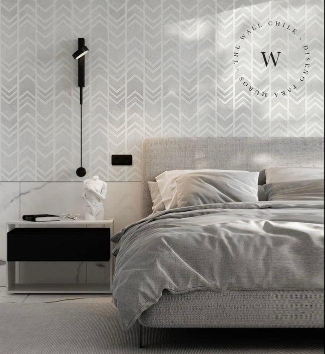 Papel Mural y Vinilico Autoadhesivo para muros de la marca The Wall, diseño de tendencia Waves