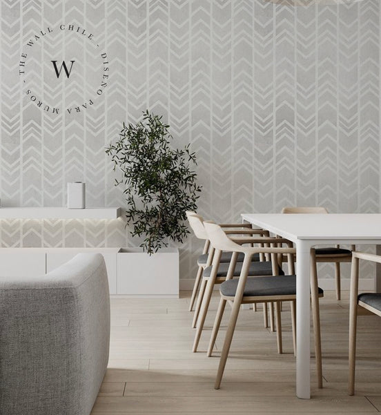 Papel Mural y Vinilico Autoadhesivo para muros de la marca The Wall, diseño de tendencia Waves