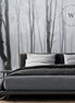 Papel Mural, Papel Pintado, Wallpaper, Mural, Empavonados, Vinilico Autoadhesivo para muros de la marca The Wall, diseño de tendencia White Forest