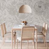 Papel Mural, Papel Pintado, Wallpaper, Mural, Empavonados, Vinilico Autoadhesivo para muros de la marca The Wall, diseño de tendencia Wild Flowers.  