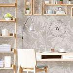 Papel Mural, Papel Pintado, Wallpaper, Mural, Empavonados, Vinilico Autoadhesivo para muros de la marca The Wall, diseño de tendencia Wild Flowers.  