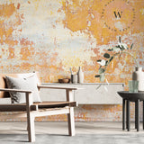 Papel Mural, Papel Pintado, Empavonados, Vinilico Autoadhesivo para muros de la marca The Wall, diseño de tendencia Yellow Wall