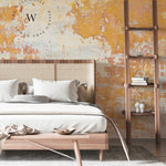 Papel Mural, Papel Pintado, Empavonados, Vinilico Autoadhesivo para muros de la marca The Wall, diseño de tendencia Yellow Wall