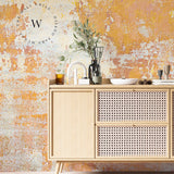 Papel Mural, Papel Pintado, Empavonados, Vinilico Autoadhesivo para muros de la marca The Wall, diseño de tendencia Yellow Wall