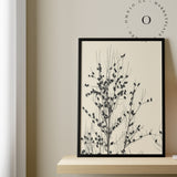 Black Birds On Tree Cuadro