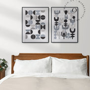 Memphis Garden Grey I Cuadro